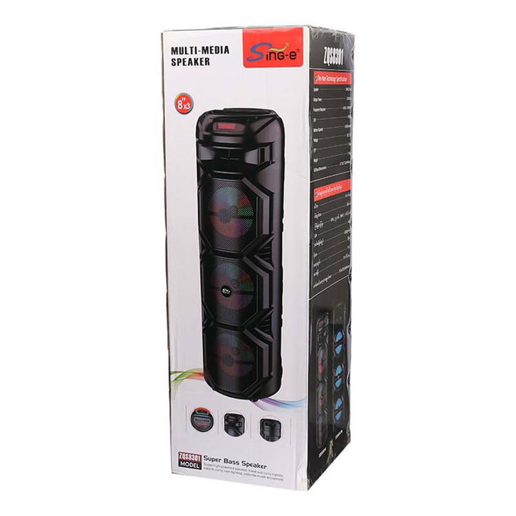 اسپیکر بلوتوثی شارژی قابل حمل مدل ZQS-8301